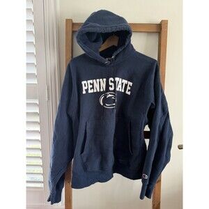 VTG Champion Premium Reverse Weave Penn State Hoodie 90s Medium￼